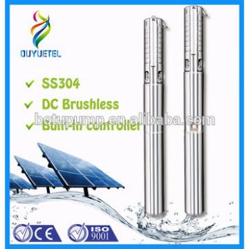 Hybrid Solar Pumps AC/DC 5&quot;solar submersible pump,5SP25-2 Max flow 42.9m3/h,Max head 27m