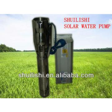 high flow solar submersible water pumps,72m3/h with 3inch 4inch outlet