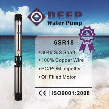 High quality 4spm stainless steel submersible deep well irrigation pumps 1hp