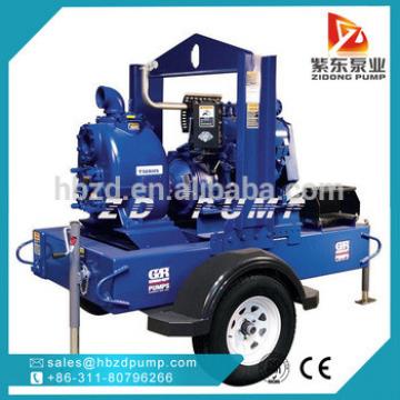 Self priming single suction portable chemical pump