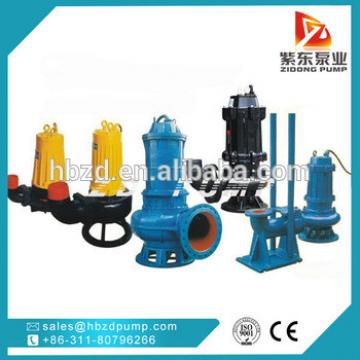 centrifugal non-clog sewage submersible cast iron pump