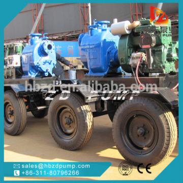 used diesel engine trailer water pump with cutter