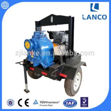 Trailer Mounted Self Priming Trash Pump With Silence Box