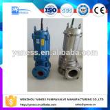 10hp 304/316 stainless steel submersible sewage sump pump in india (50WQP20-50-7.5 )